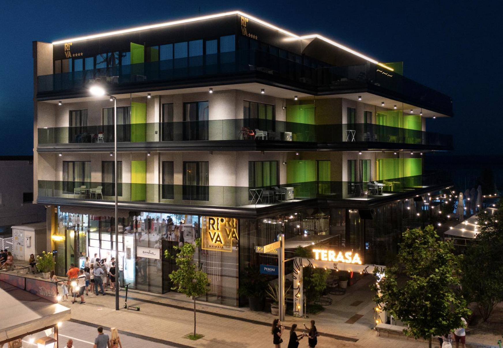Riva Mamaia Beach Aparthotel Bagian luar foto